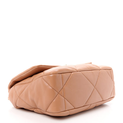 Chanel Lambskin Quilted Medium Chanel 19 Flap Brown 4 of 10