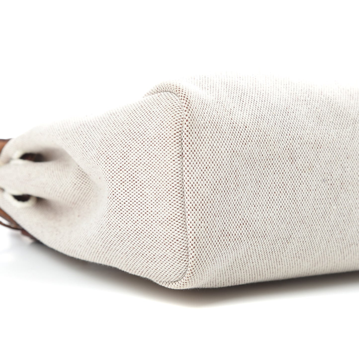 Toile Vache Calfskin Herbag 30 PM Natural Havane