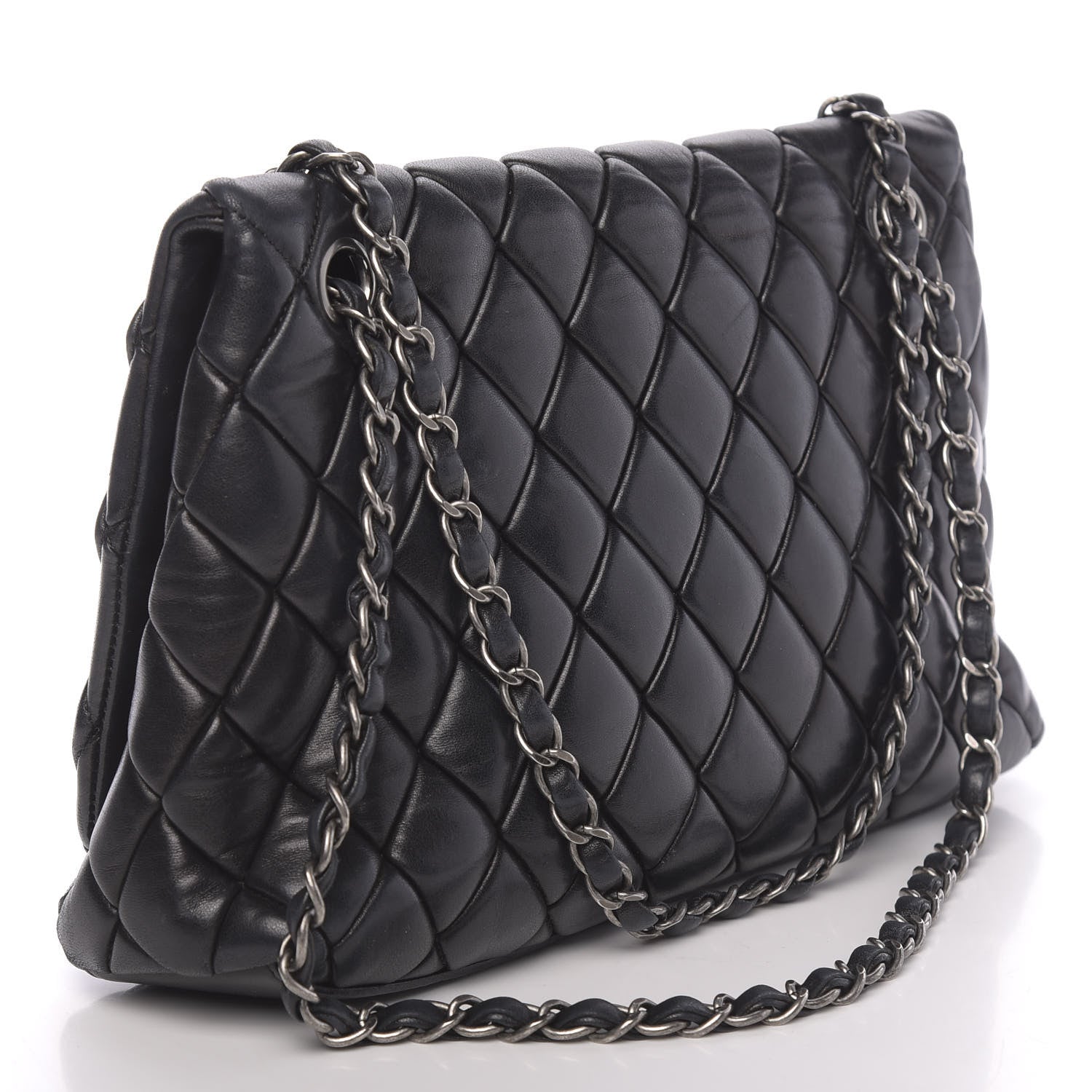 Chanel Lambskin Large New Bubble Flap Black 3 of 12