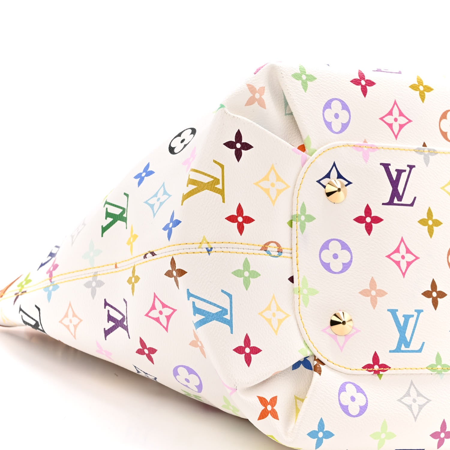 Louis Vuitton Monogram Multicolor Annie GM White 9 of 10