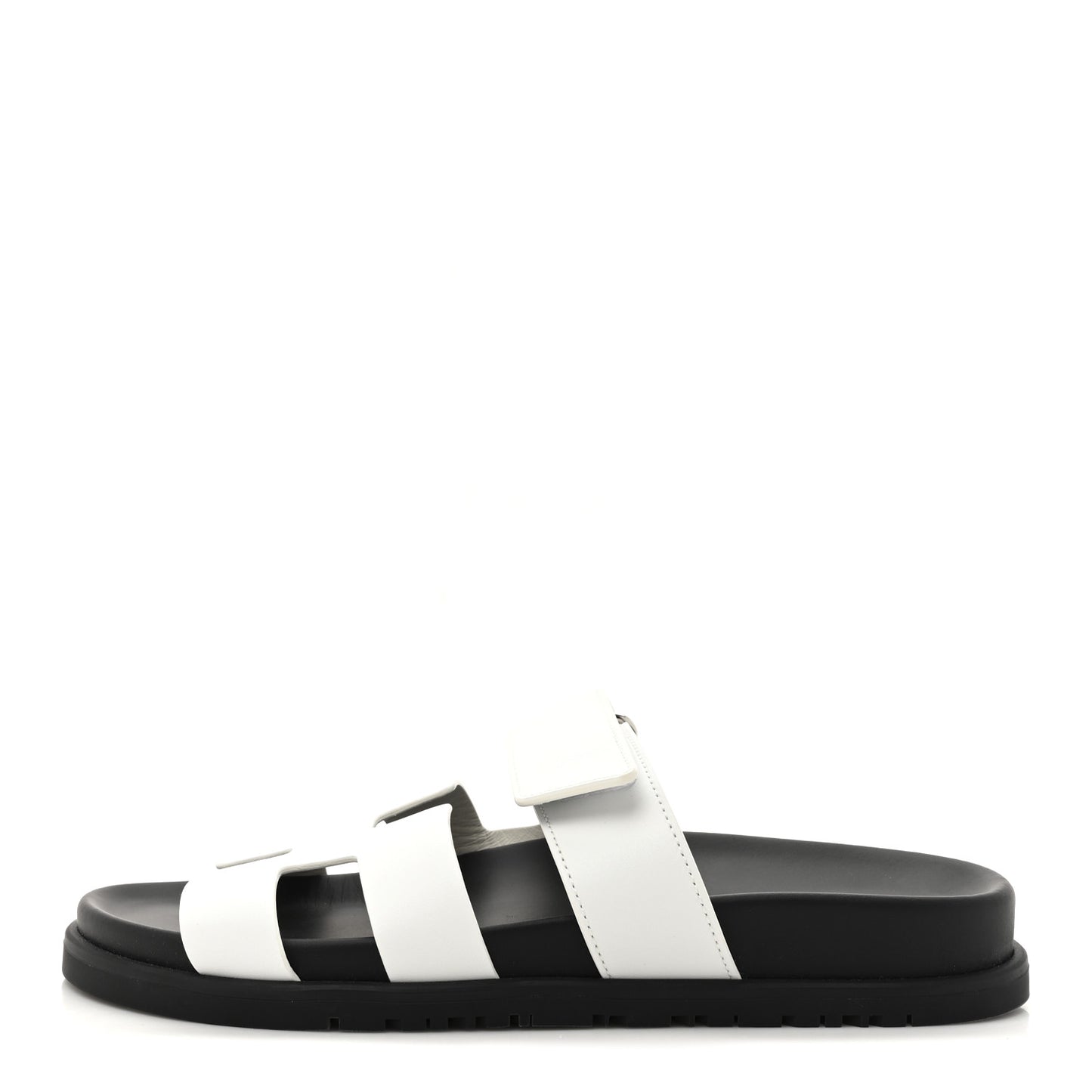 Calfskin Womens Chypre Sandals 36 White