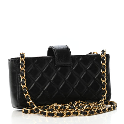 Chanel Aged Calfskin Lucky Charms 2.55 Reissue Mini Clutch With Chain Black 2 of 4