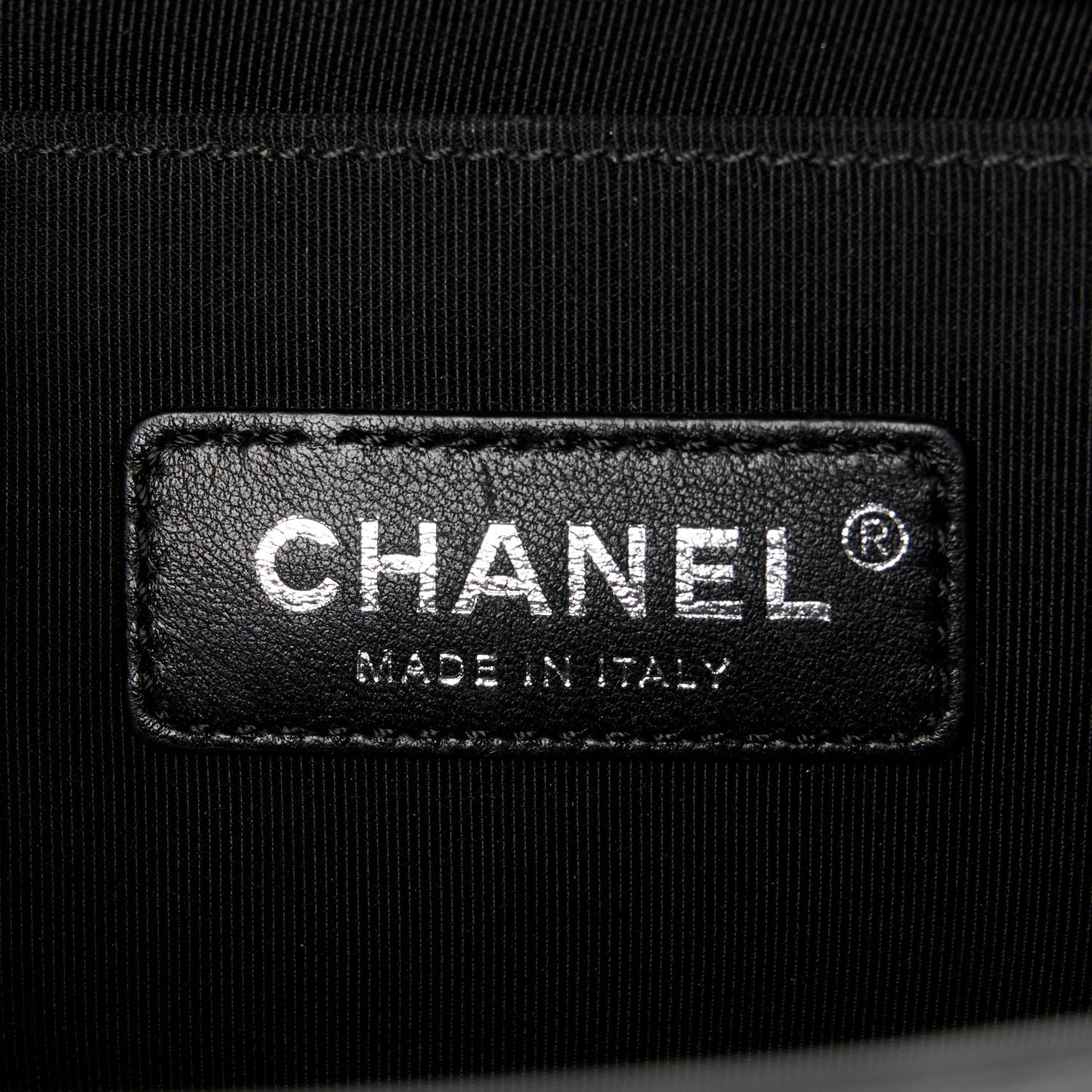 Calfskin Quilted Medium Boy Flap Black