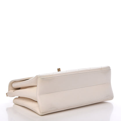 Chanel Lambskin Quilted Small Coco Lux Flap White 4 of 13