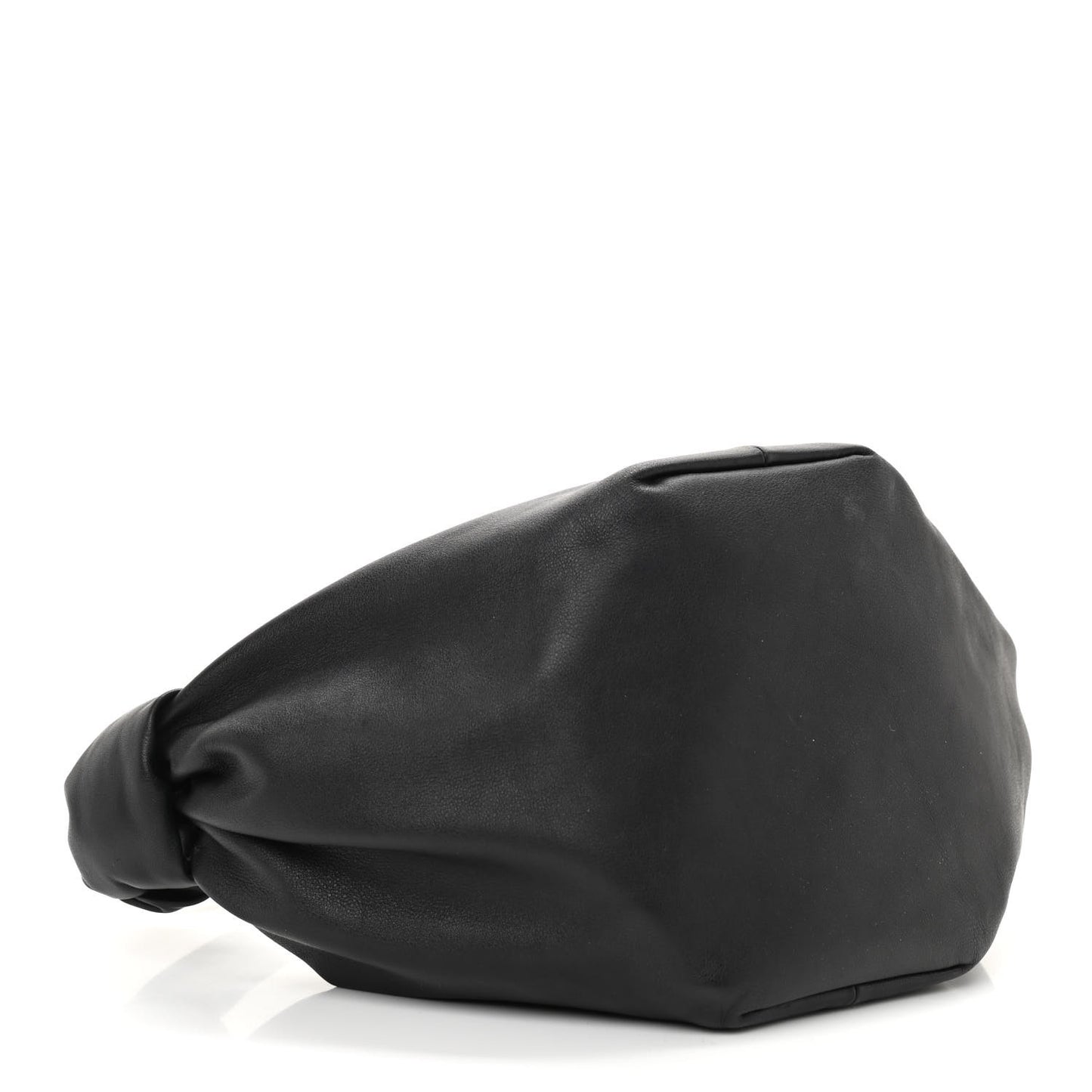 Calfskin Mini Double Knot Bag Black
