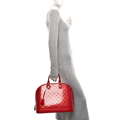 Louis Vuitton Vernis Alma GM Pomme D'Amour 2 of 9