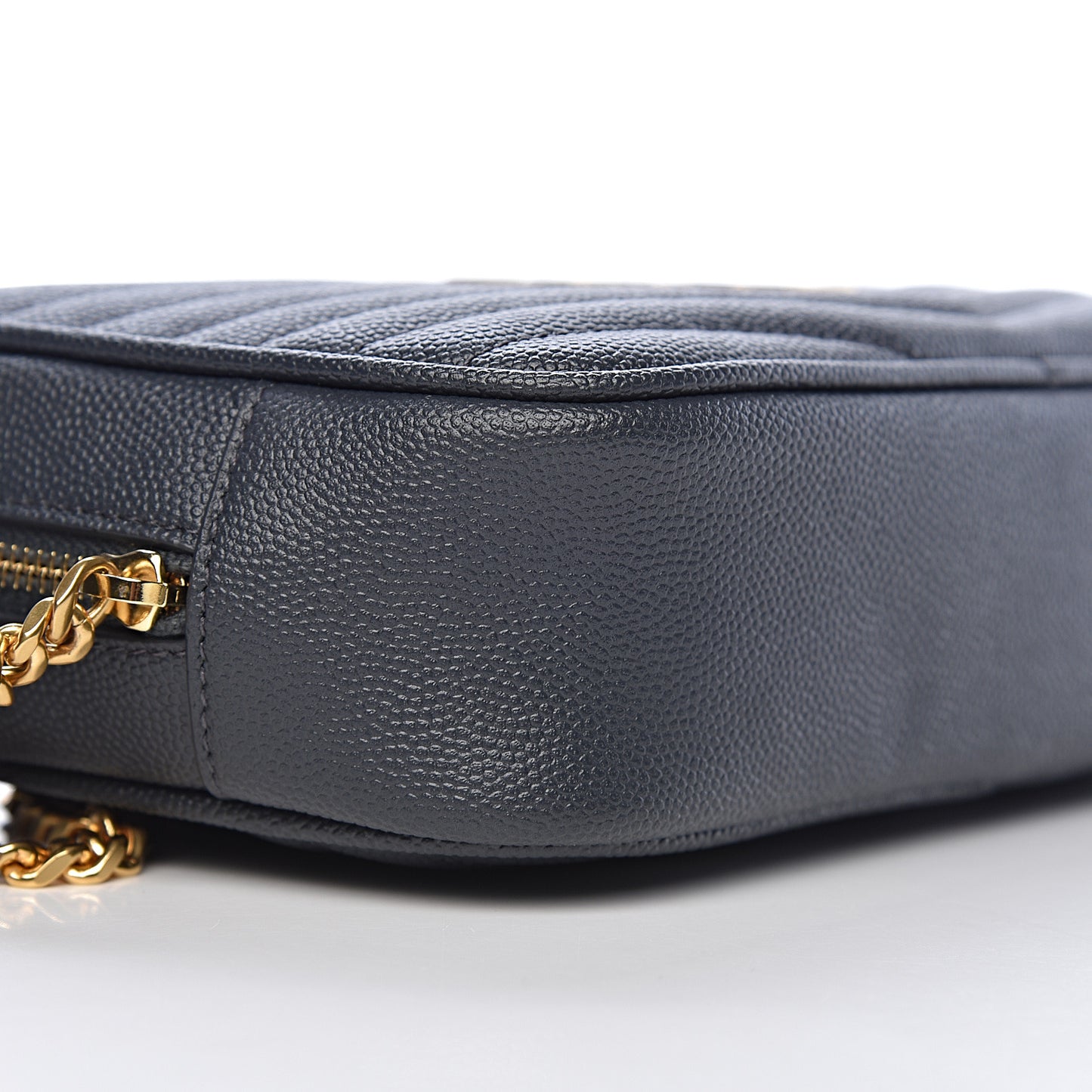 Grain De Poudre Matelasse Monogram Mini Lou Camera Bag Dark Smog