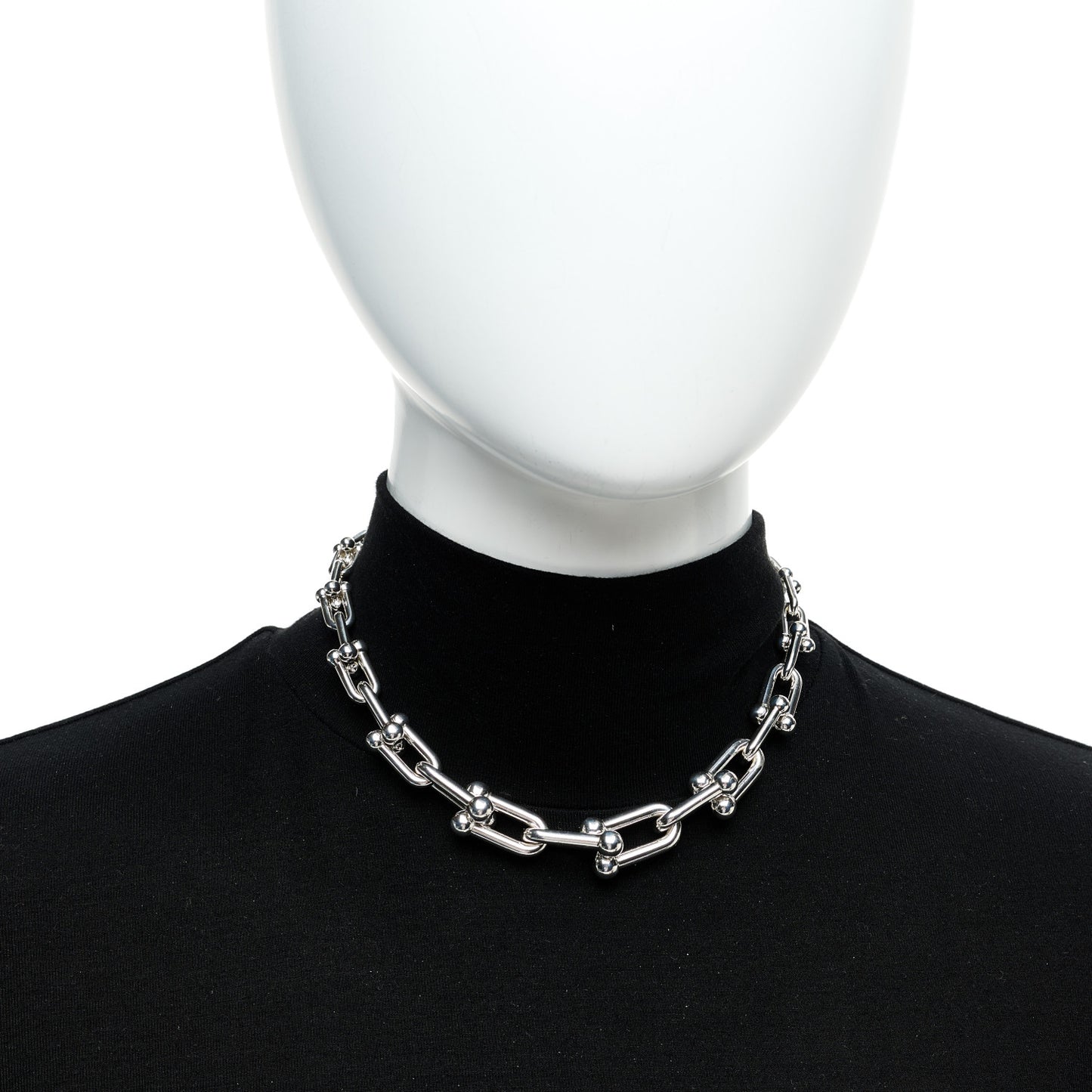 Sterling Silver HardWear Graduated Link Necklace