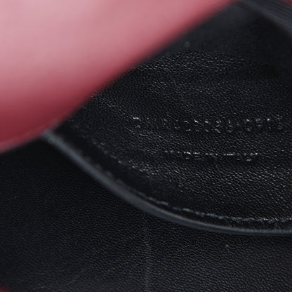 Saint Laurent Sheepskin Matelasse Chevron Monogram Medium College Bag Rouge Legion 6 of 16