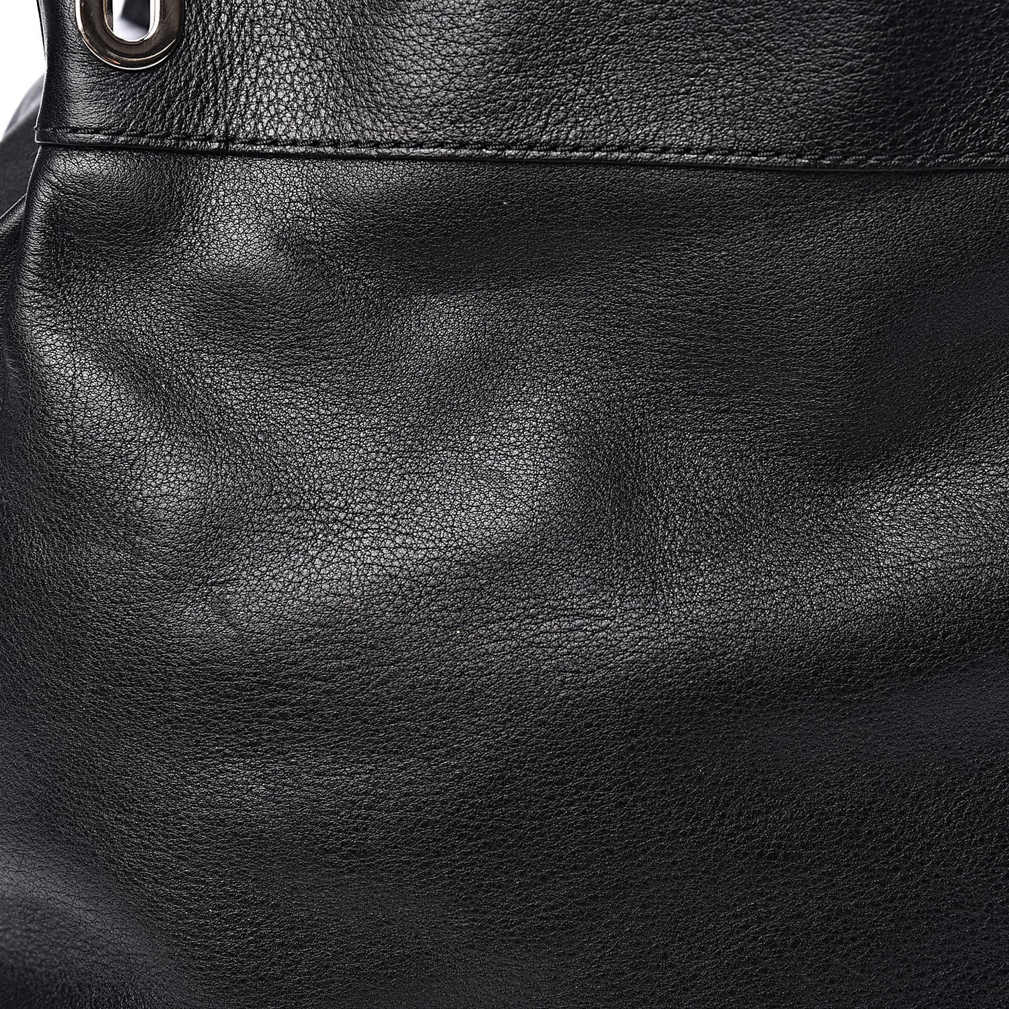 Calfskin Lois Shoulder Bag Black