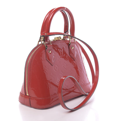 Louis Vuitton Vernis Alma BB Cherry 3 of 11
