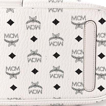 MCM Visetos Medium Liz Reversible Shopper Tote White 18 of 18