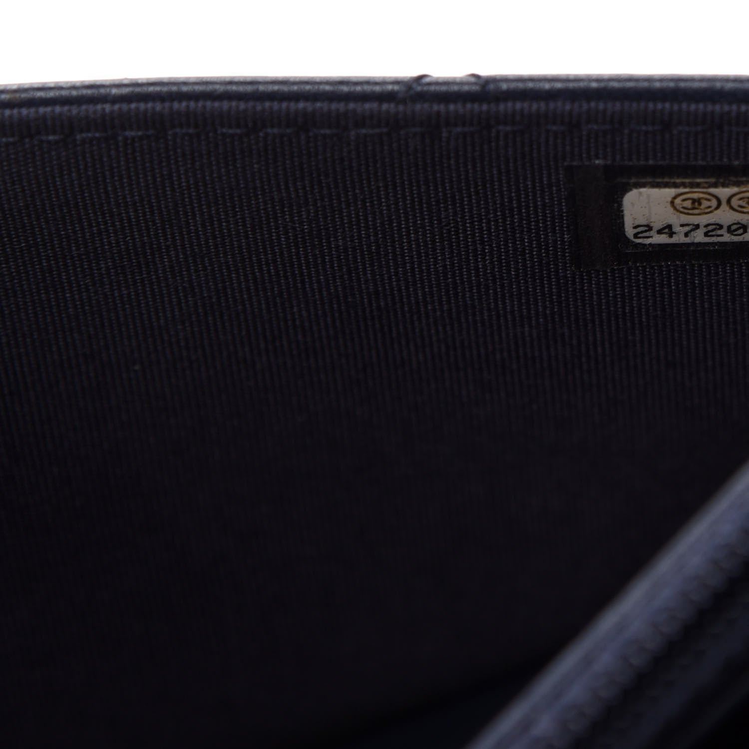 Chanel Lambskin Quilted Trendy CC Wallet On Chain WOC Navy 10 of 11