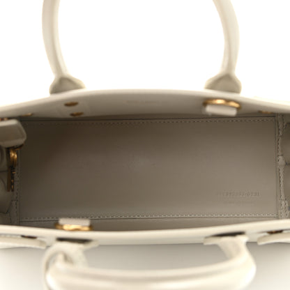 Saint Laurent Grained Calfskin Nano Sac de Jour Pearl White 6 of 10
