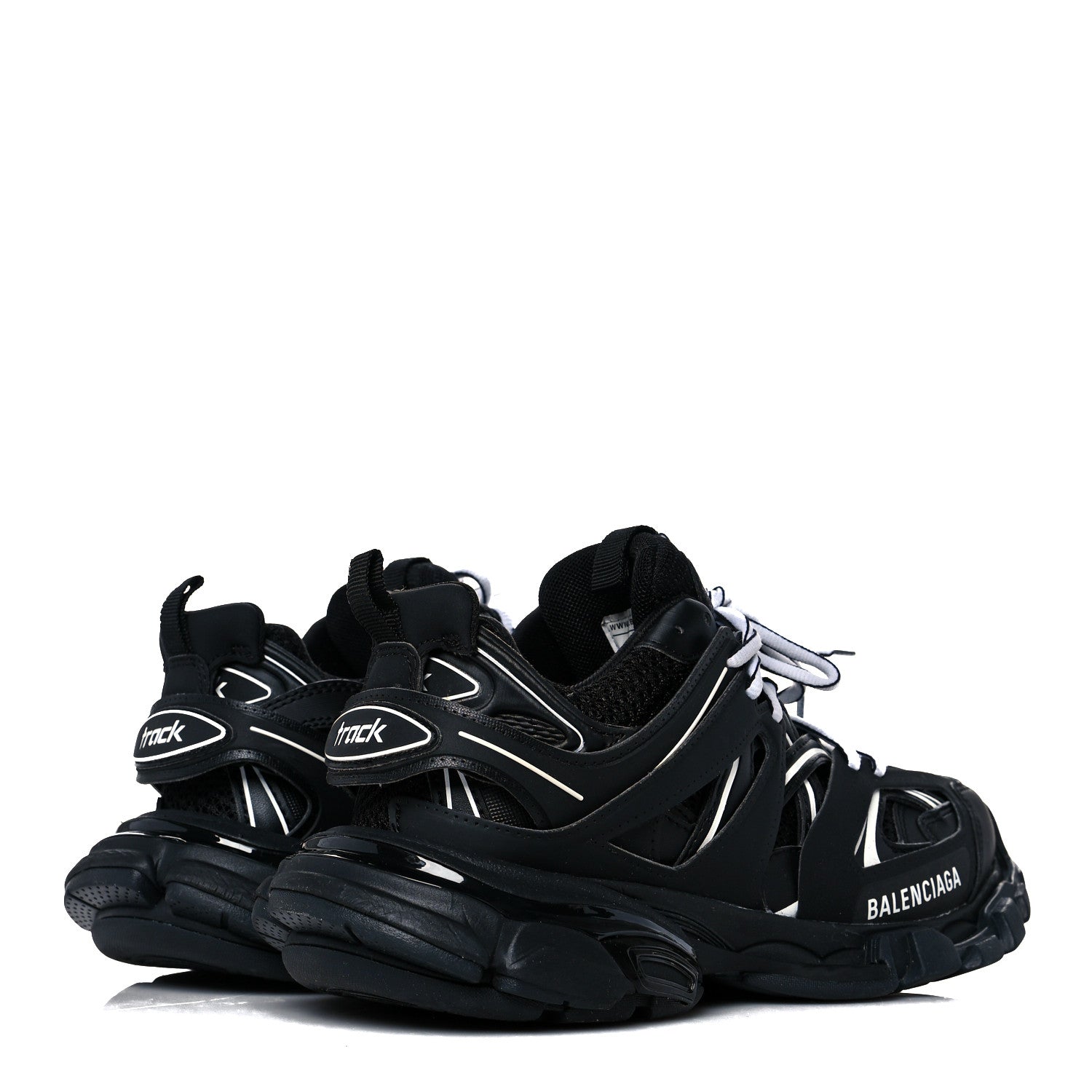 Balenciaga Mesh Nylon Mens Track LED Sneakers 37 Black 4 of 7