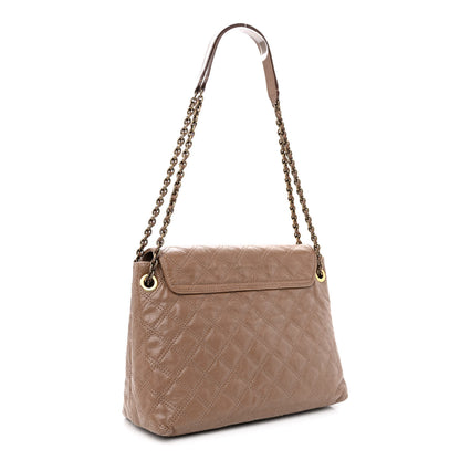 Marc Jacobs Lacquered Lambskin Baroque The XL Single Flap Truffle 3 of 12