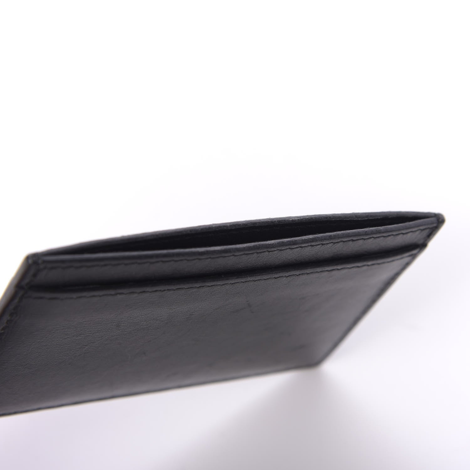 Celine Smooth Lambskin Card Holder Black 7 of 8