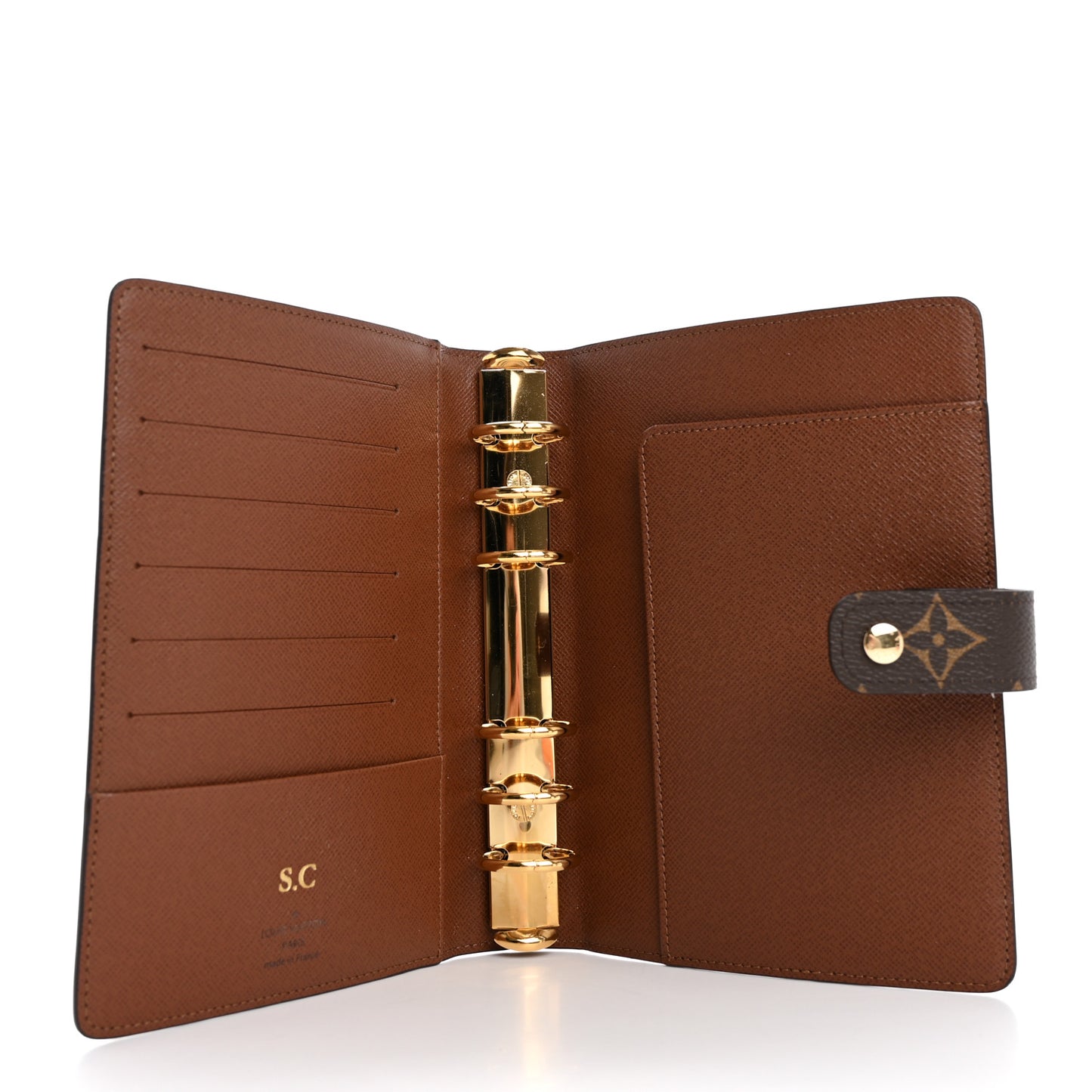 Monogram Medium Ring Agenda Cover