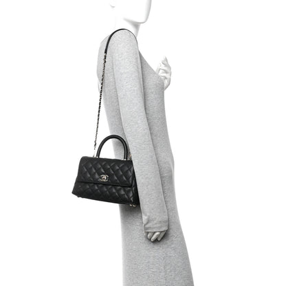 Chanel Caviar Quilted Mini Coco Handle Flap Black 2 of 11