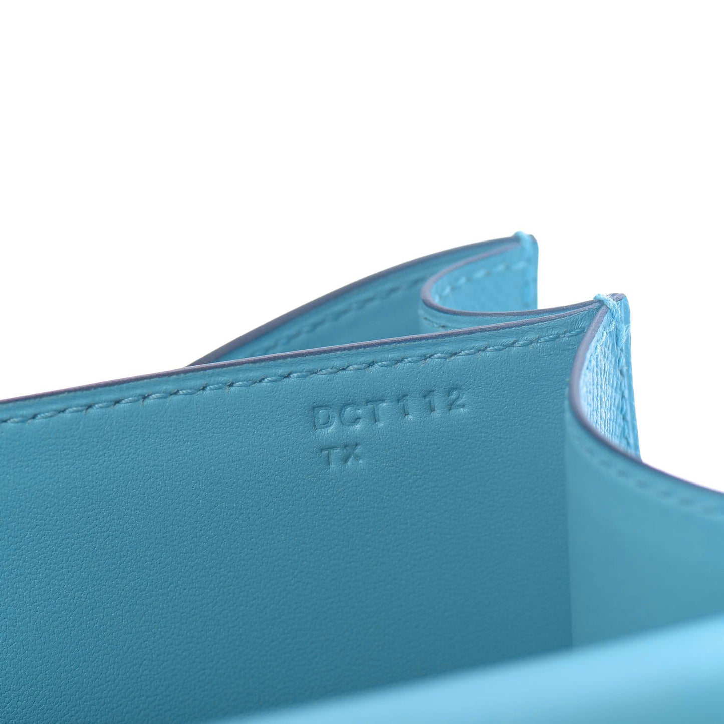 Epsom Enamel Constance 24 Bleu Du Nord Rouge