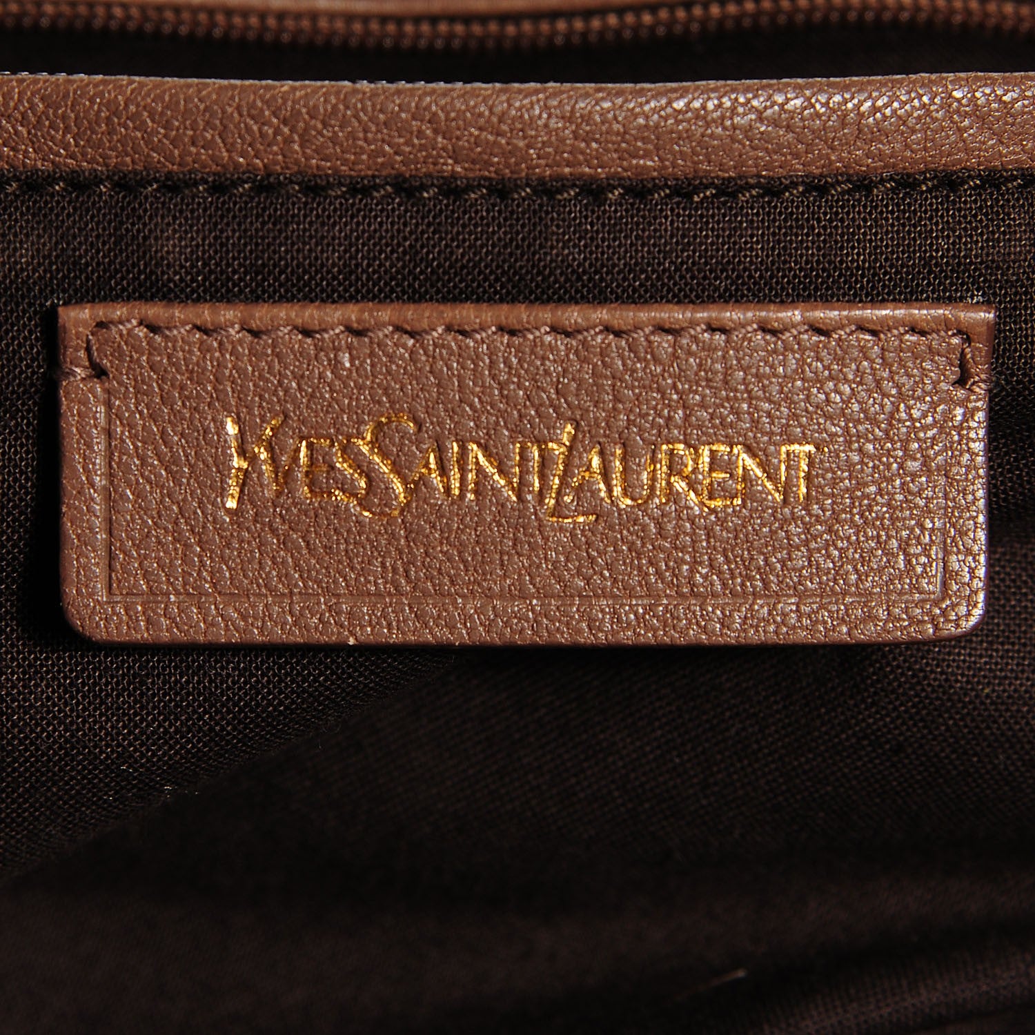 Saint Laurent Sheepskin Medium Cabas ChYc Brown 6 of 9
