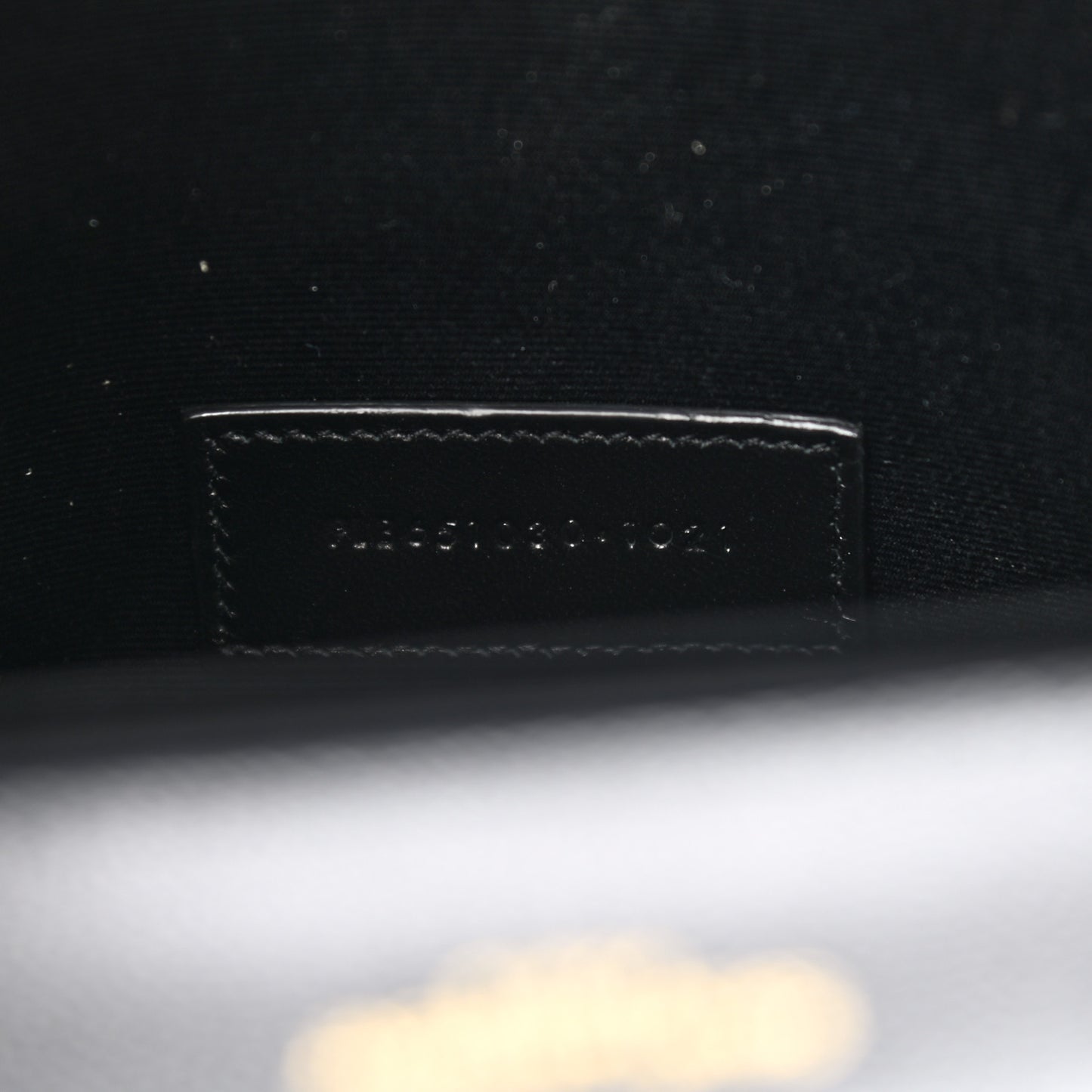 Grain De Poudre Textured Mixed Matelasse Triquilt Monogram Clutch Black