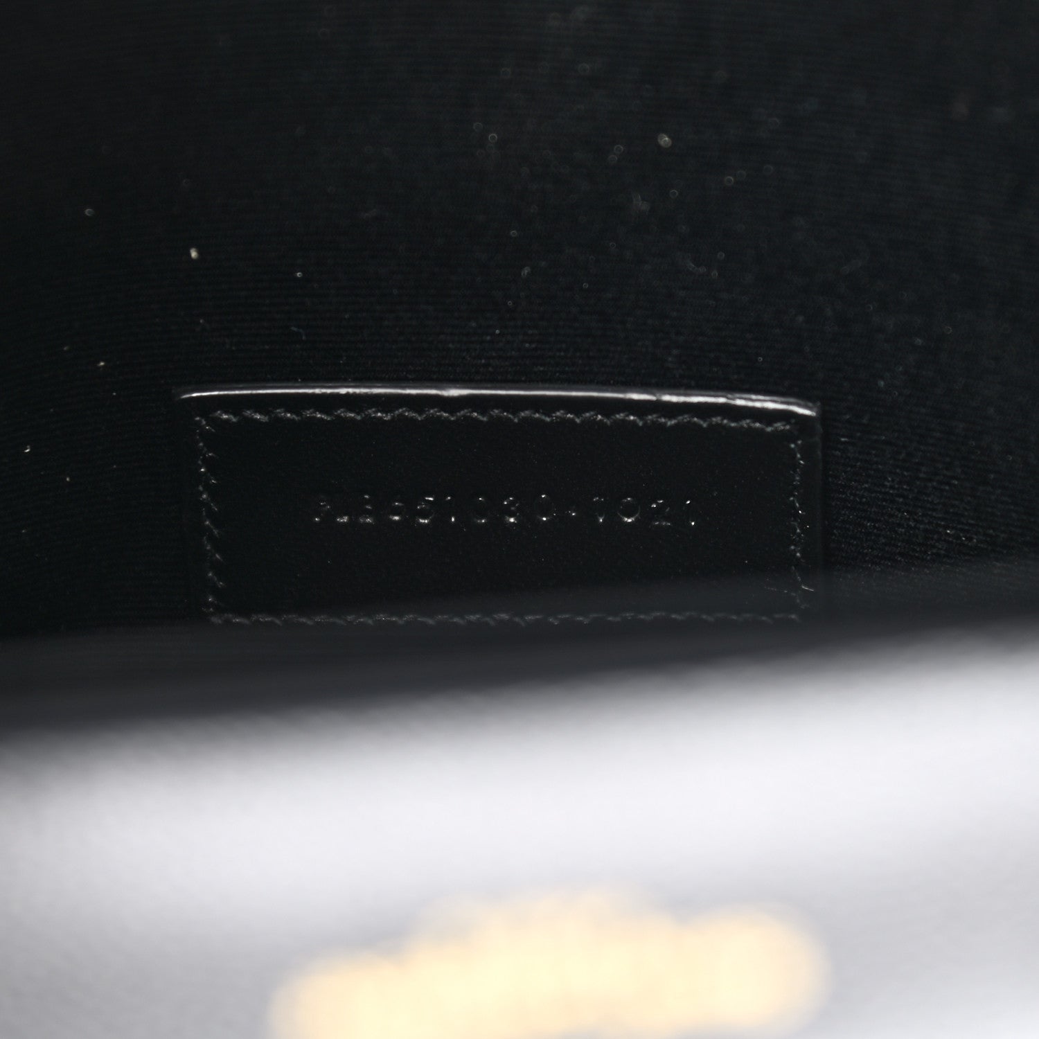 Saint Laurent Grain De Poudre Textured Mixed Matelasse Triquilt Monogram Clutch Black 8 of 8