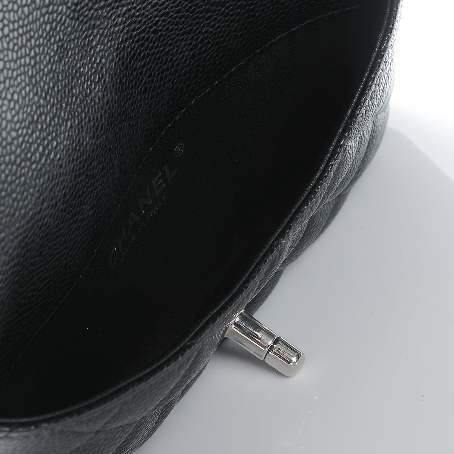 Caviar Quilted Daily Zip Crossbody Bag Black