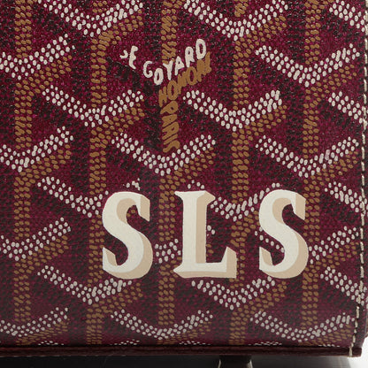 Goyard Goyardine Jersey GM Burgundy 8 of 10