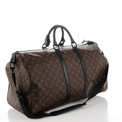 Louis Vuitton Monogram Waterproof Keepall Bandouliere 55 3 of 12