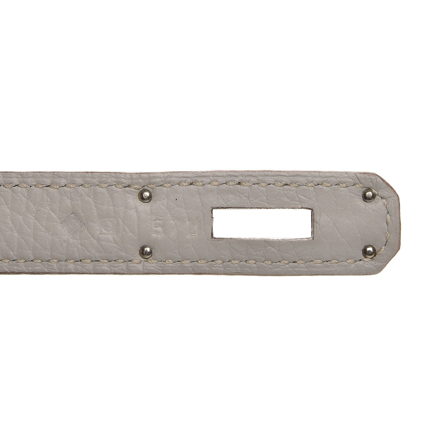 Hermes Taurillon Clemence Kelly Retourne 32 Gris Perle 9 of 33