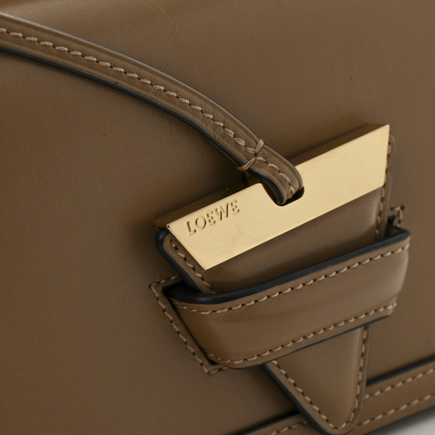 Loewe Calfskin Small Barcelona Shoulder Bag Mink 10 of 11