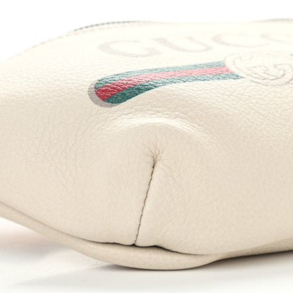 Gucci Grained Calfskin Small Logo Belt Bag White 9 of 10