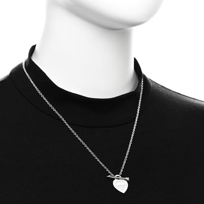 Tiffany Sterling Silver Small Return to Tiffany Lovestruck Pendant Necklace 2 of 5