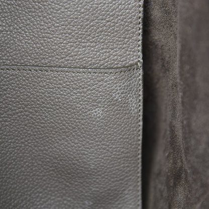 Celine Soft Grained Calfskin Small Belt Cabas Phantom Taupe 11 of 18