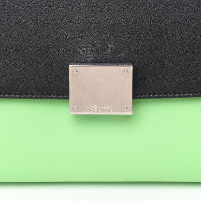 Celine Smooth Calfskin Small Tri-Color Trapeze Lime 10 of 10