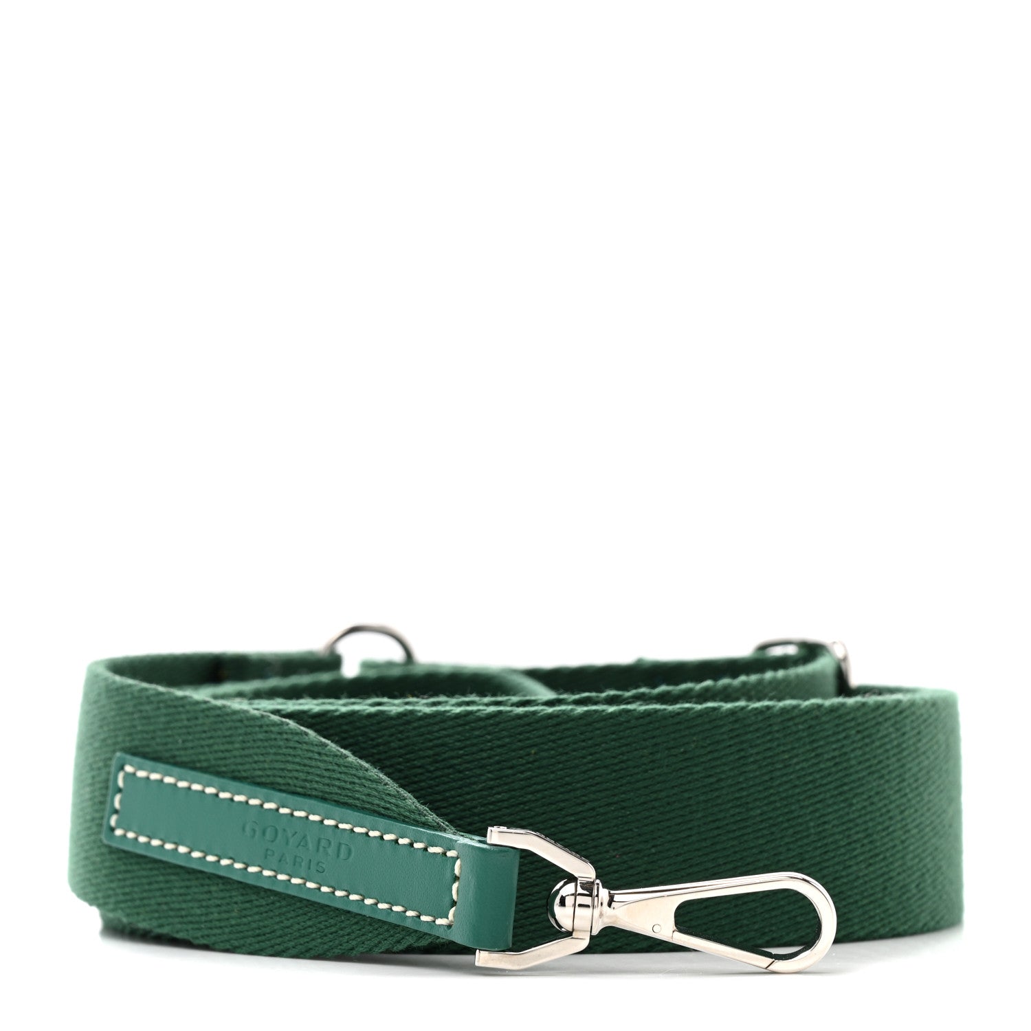 Goyard Canvas Calfskin Adjustable Shoulder Strap Green 1 of 4