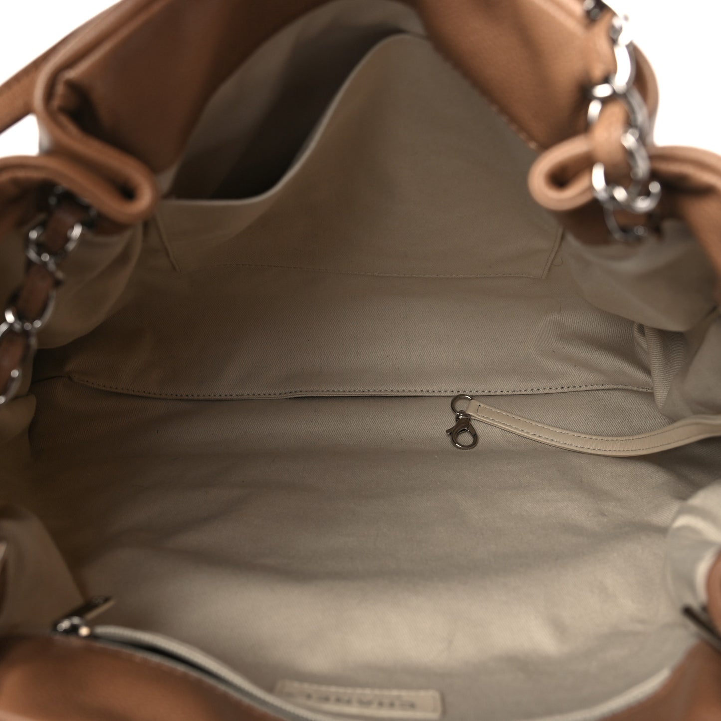 Caviar CC Timeless Shoulder Bag Dark Beige