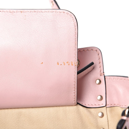 Valentino Garavani Vitello Mini Rockstud Tote Water Rose 12 of 14