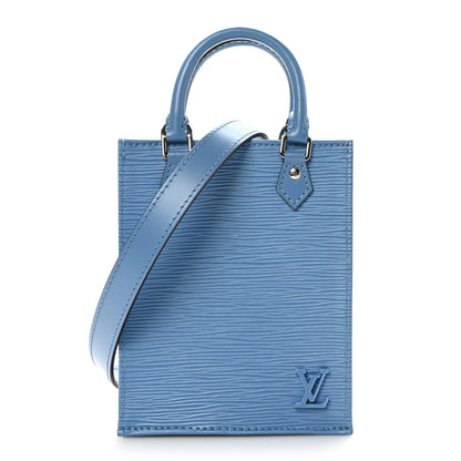 Louis Vuitton Epi Petit Sac Plat Bleuet 1 of 8