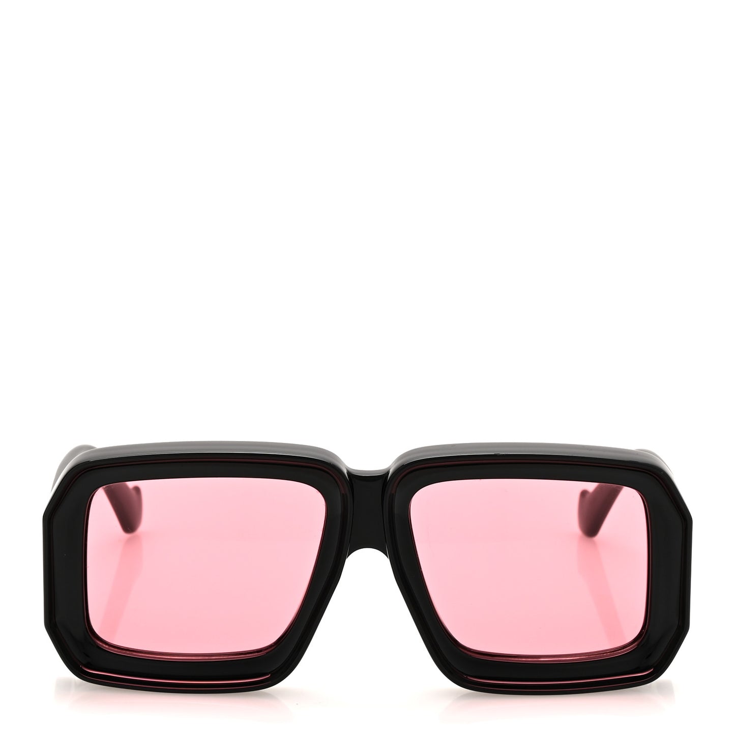 Acetate Paula's Ibiza Dive In Mask Sunglasses LW40064U Black Pink