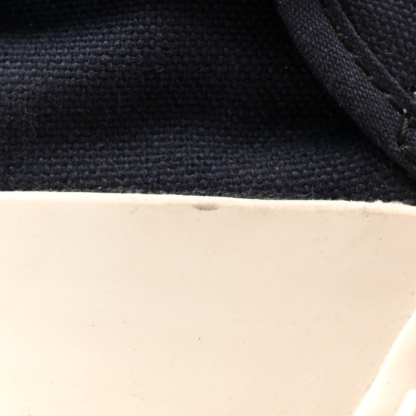 Canvas Triangle Logo Wheel 35mm Sneakers 42 Navy