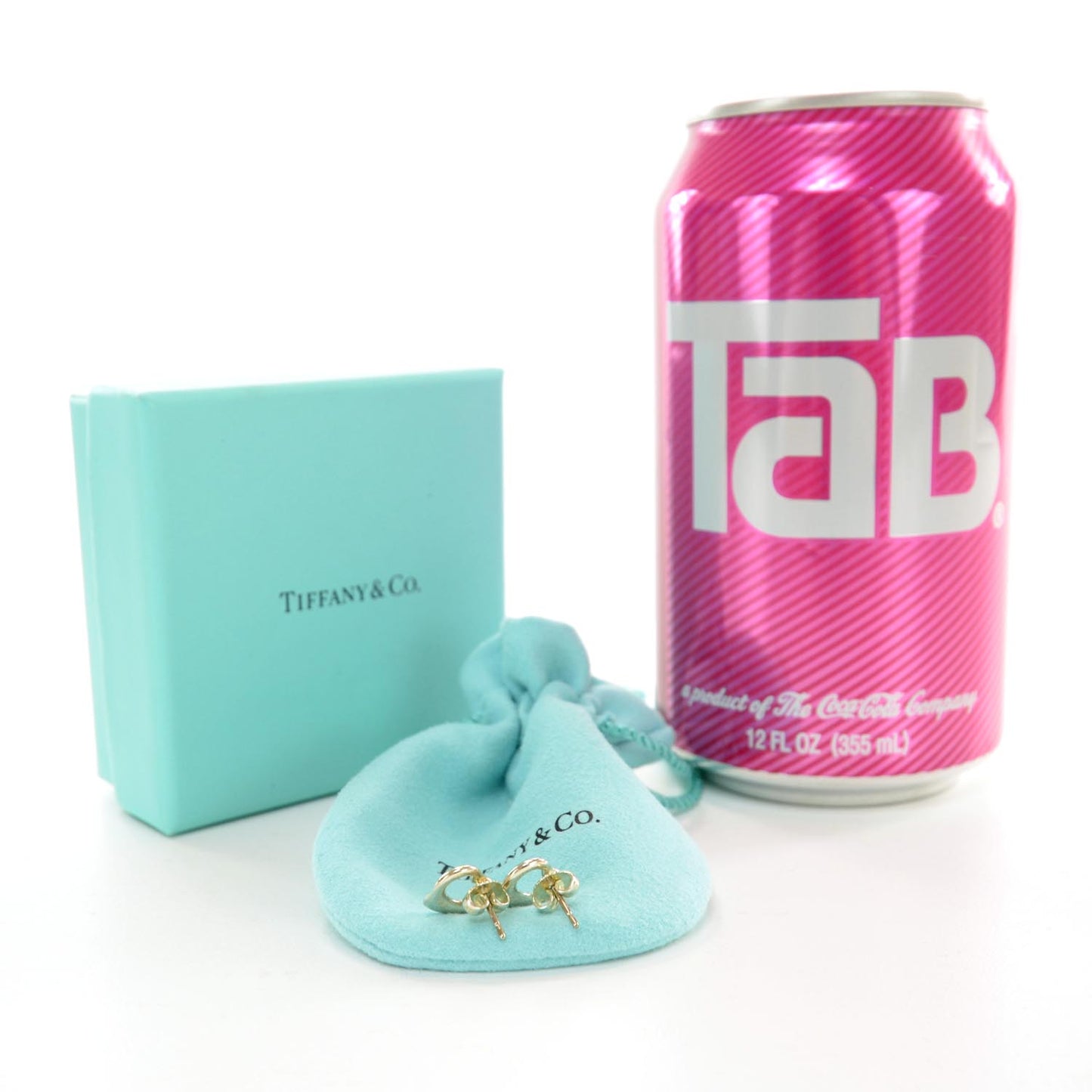 Sterling Silver 11mm Elsa Peretti Open Heart Earrings