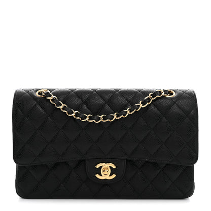 Chanel Caviar Quilted Medium Double Flap Black 1 of 11