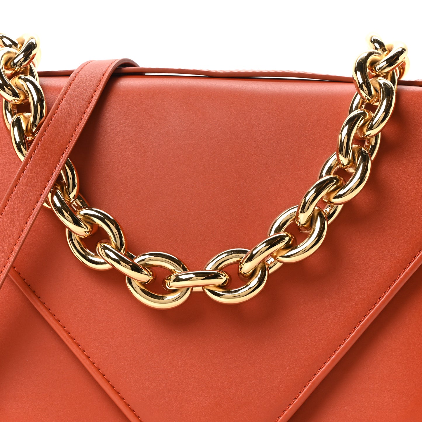 Calfskin Mount Envelope Bag Maple