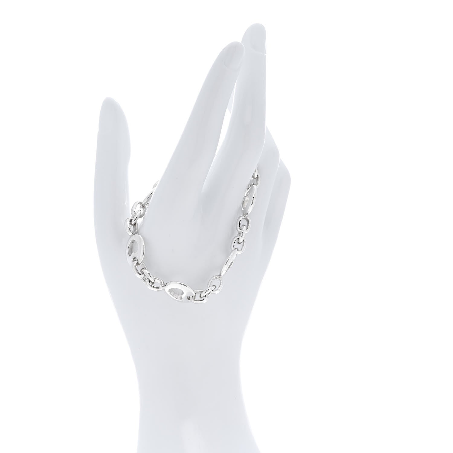 Tiffany Sterling Silver Heart Stencil Bracelet 2 of 4