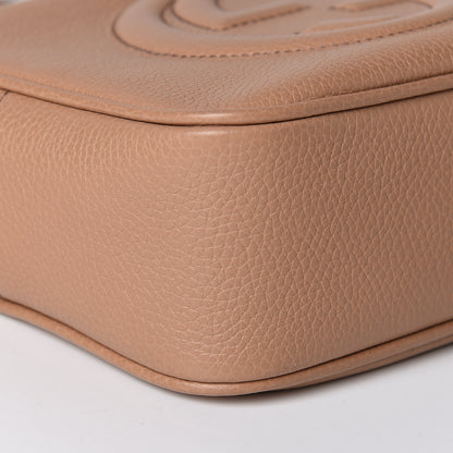 Gucci Pebbled Calfskin Small Soho Disco Bag Camelia 8 of 11