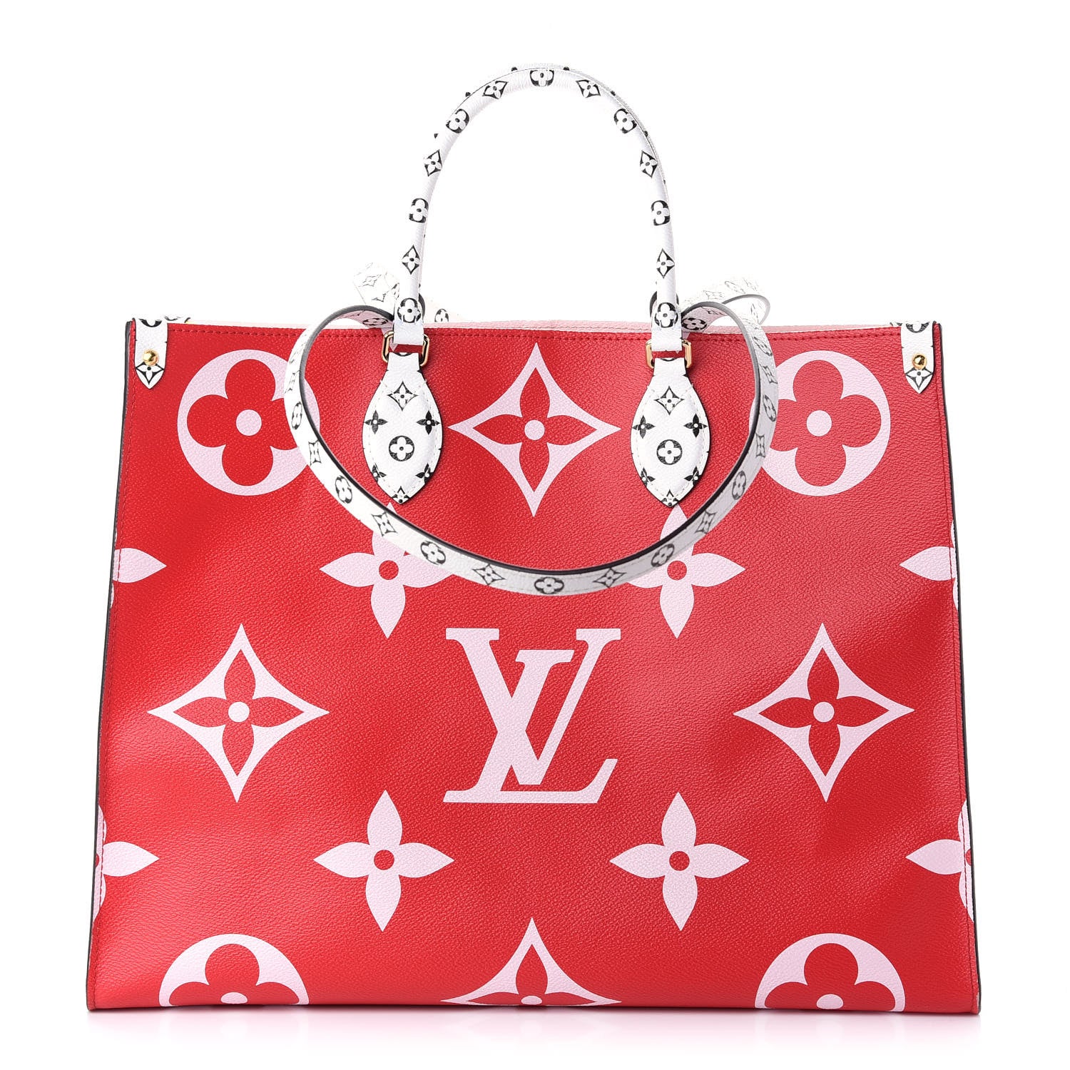 Louis Vuitton Monogram Giant Onthego GM Rouge Rose 1 of 9
