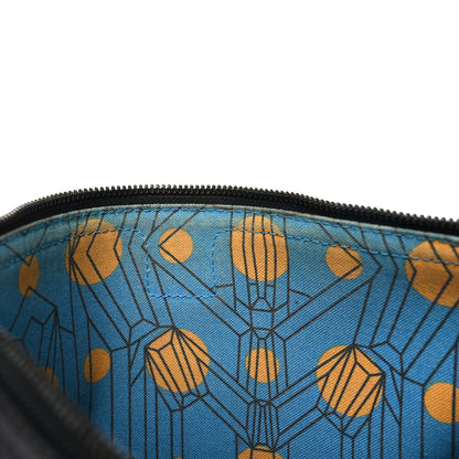 MCM Visetos Liz Shopper Tote Pouch Black 11 of 12