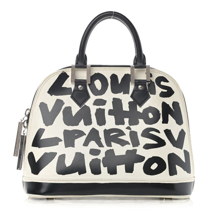 Louis Vuitton Graffiti Alma MM Black 1 of 17